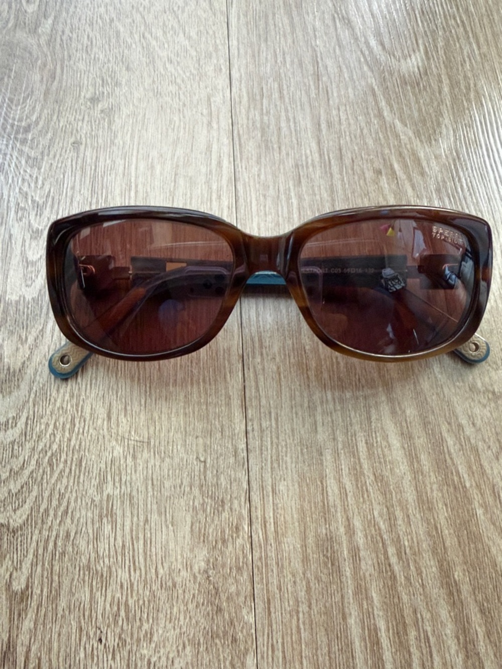 Sperry Brown Tortoiseshell Sunglasses with Brown Lenses